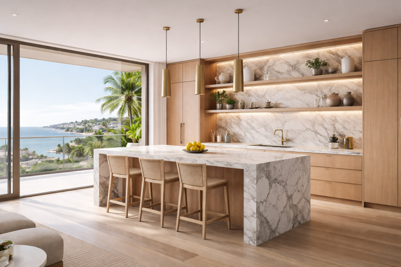 AI luxury kitchen design